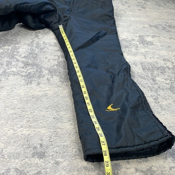 Vintage Bombardier Sportwear Insulated Ski Snow Bib Black Made in USA - Picture 8 of 14